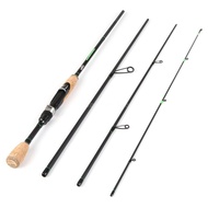 🌳NEW Portable Travel Spinning Fishing Rod 6.8FT Lightweight Carbon Fiber 4 Pieces Fishing Pole