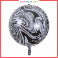 4D Balloons 24 inch 55cm Stone Pattern Birthday and Party Decoration VD01