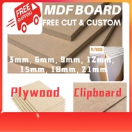 CHIA ALI Plywood  MDF board / 3mm 6mm 9mm 12mm 15mm 21mm  medium density fiberboard papan Design cut, free cut BABA
