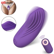 Redcolourful Wearable Vibrator Wireless Remote Fun Egg Dildo For Women Clitoral Stimulator Usb Rechargeable Adult Sex Toy