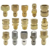 G3/8 High-pressure Pipe Quick Connector Adapter Car Washer Machine Brass Water Gun Water Pipe Connec