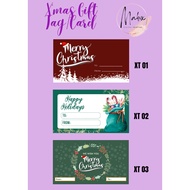 CHRISTMAS TAG/ GIFT CARD (10 pcs per pack)
