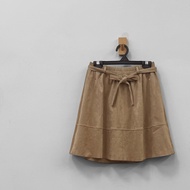 Special * 32wardrobe-Stringed Suede Skirt 6652g