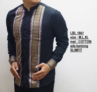 herplusman Baju Kemeja Koko Pria Slim fit Original Modern WW18R Ada Kantong Saku F1D12