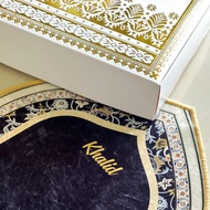 Sejadah Hantaran Custom Nama / Sejadah Travel / Hadiah  Kahwin / Sejadah Birthday / Sejadah Dewasa/