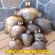 Brass cow bell cow bell