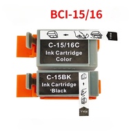 Compatible Ink Cartridges Replacement for Canon BCI-15BK BCI-16C Fit Canon PIXMA I70 I80 IP90 IP90v