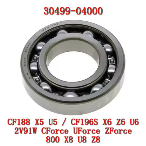 Orignal Bearing 6208 for Right Crankcase For CF Moto CForce 500 X5 188 600 800 Z6 196S-C 2V91W(U8) m