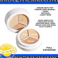 YZS Concealer Palette High Coverage 3 Colors Waterproof women's grooming foundation cosmetics