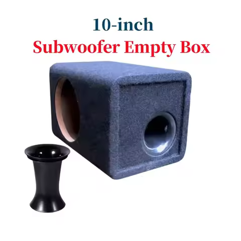 10 inch Vehicle Subwoofer Empty Box DIY Audio Modification Car/Home Subwoofer Drawer Speaker Wooden 