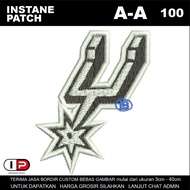 A-A100 SUPER PREMIUM EMBROIDERED EMBLEM PATCH - I PATCH