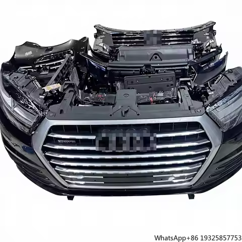Wholesale Carbon Black Remanufactured Front Bumper Rail Reinforcement Body Kits for A1 A3A4 A5 A6 A7