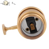 SUEREN Bulb Socket, Copper Material E26 E27 Base Lamp Socket Holder, Easy Light Socket Antique Light