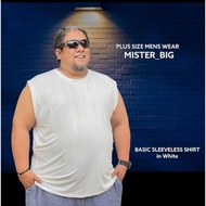 Men's Plain Basic Jumbo Singlet 4XL - 6XL - 8XL - 10XL Sleeveless Shirt