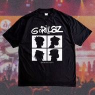 Gorillaz Heavyweight 16s (black) - Merch Demon Days Band T-Shirt Cotton Combed Bootleg