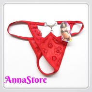[READY STOCK] Anna Lingerie Sexy Simple with Pearl Sexy Gstring (7 Colors)