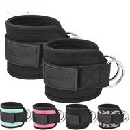 Adjustable Padded Ankle Wrist Cuffs Padded Straps D-Ring Glute Kickback for Cable Machine Ideal for 