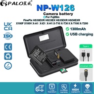 PALO NP-W126 Camera Replacement Set  Charger  Battery for Fujifilm Cameras using W126  W126s  NP-W12