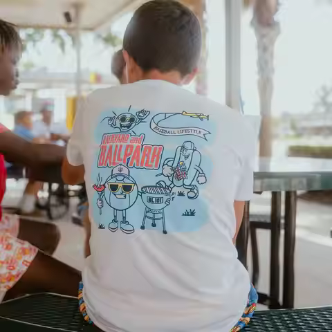 Backyard and Baseball Field T-shirt - Baseball Lifestyle 101 Summer Boys Girls Casual Fashion Parent