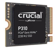 【FEPC】美光Micron Crucial P310 1TB ( Gen4 2230 M.2 ) SSD【新品.現貨】
