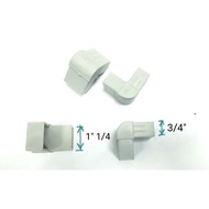 🔥🔥Ready Stock🔥🔥Aluminium PVC Bracket  3/4" x 1 1/4" Outer Corner Bracket(Grey )