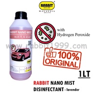 RABBIT NANO MIST DISINFECTANT - 1Lt- nano mist antibacterial liquid / nano mist for fog machine / na