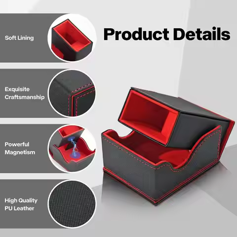 Portable Foldable Dice Roller Tower with Bag PU Leather Dice Tray Convenient Special Design Dice Tow