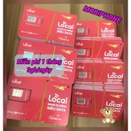 MOBI 4G Sim package A79, free 3GB network/day