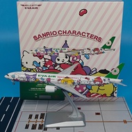 NGT 1: 400 EVA Air B777-300ER Passenger Aircraft B-16740 Candy Machine Alloy Model Collection