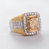 PERMATA YELLOW SAPPHIRE CUTTING SRILANGKA 23.2 (Safir kuning ceylon)