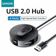 USB 2.0 Round Hub 4 Ports USB Charging Port for iMac Computer Laptop Accessories Electronics