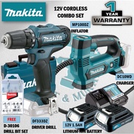 MAKITA 12V Cordless Combo Set RM729 ( DF333DWYE 12V Cordless Driver Drill & MP100DZ 12V Cordless Inf
