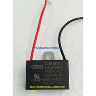 1.8UF400V CAPACITOR 1.8UF 1.8MFD 400V AC CBB61 With Power Cord Brand CORO MKP CONDENSER Sell Per