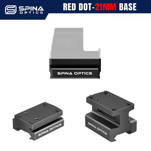 SPINA OPTICS Picatinny 21mm Rail Red Dot Base Fit S-FR HS407C/507C Red Dot RMSc Red Dot Mount Access