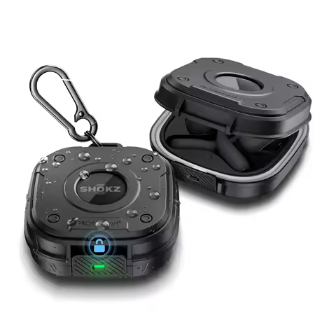 PROfezzion Magnetic Earbuds Case for SHOKZ OpenFit 2 Openfit 2 Plus Openfit 2+ Earbuds Case Cover Co