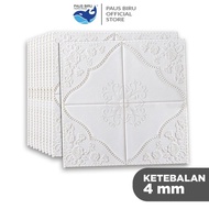 Price Paus Biru - Wallpaper 3D Foam / Wallpaper Dinding 3D Motif Foam