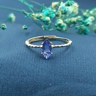 Marquise Tanzanite In Twisted Band Rings