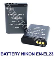 (แพ็คคู่ 2 ชิ้น) EN-EL23 \ ENEL23 Camera Battery for Nikon แบตเตอรี่สำหรับกล้อง นิคอน Coolpix P600,P