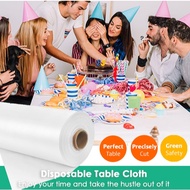 (20Pcs) Premium Clear Plastic Tablecloth - 180*180cm. / Table Cover /Disposable Plastic Table Cloth 