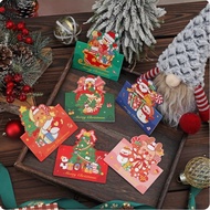 Christmas Card English Christmas Eve Gift Small Card Cartoon Blessing Message Card
