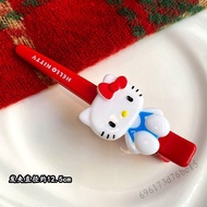 กิ๊บติดผม - เครื่องประดับผม KT Cat Side Bangs สีแดงหวานสำหรับสาวน้อย