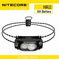 NITECORE HA11 headlamp AA Battery headlight Waterproof Camping Head lamp Fishing head lamp Running h