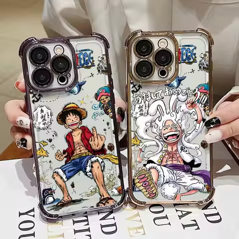New Model Ones P-Piece Luffys For Google Pixel 10 10A 9 9A 8 8A 7 7A Pro XL 5G Funda Silicone Platin