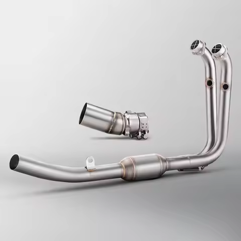 CF450 450SR NK450 CF Motorcycle Front Link Pipe Integrated Exhaust Pipe Silp On muffer System