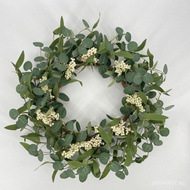 Artificial Wreath Eucalyptus Leaves Artificial Four Seasons Eucalyptus Leaves Wreath Eucalyptus Leav