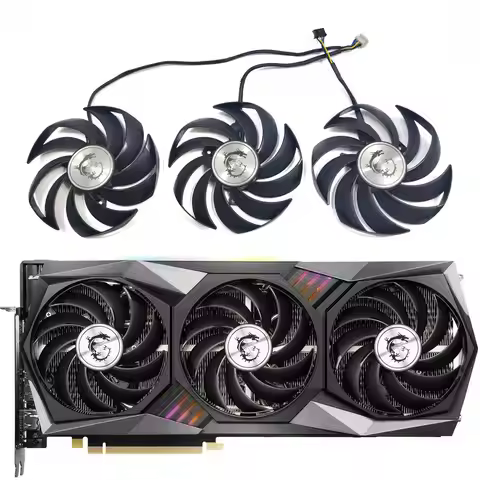 NEW RX 6800XT GAMING X TRIO GPU Fan，For MSI RTX 3060 3060TI 3070 3070TI 3080 3080TI 3090 GAMING TRIO