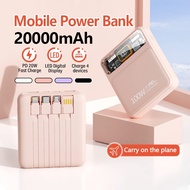【SG 】Powerbank Fast Charging Mini Powerbank 20000mah Power Bank Portable Powerbank Battery Bank 100w