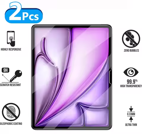 2 PCS Tempered Glass Screen Protecto For iPad Air 13 M2 A2898 A2899 A2900 M3 A3271 A3269 13 inch Tab