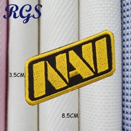 CS GO & DOTA 2 NATUS VINCESE (NAVI) Logo Sew On Iron On Embroidered Patches Patch Embroidery Badge