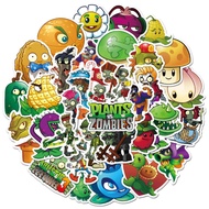 Plants vs. Zombies Stickers Cute Cartoon Game Comics Vinyl Waterproof Stickers Kids Room Decor Stick